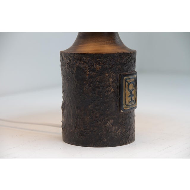 Mid-Century Danish Stoneware Table Lamp from Björn Keramik, 1970s For Sale - Image 10 of 16