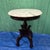 Traditional Wooden Small Mahogany Table Bases With Marble Tops For Sale - Image 3 of 12