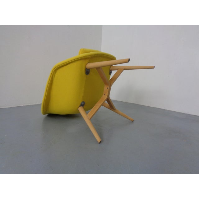 Shell Lounge Chair by Miroslav Navratil, Czech Republic, 1960s For Sale - Image 12 of 16