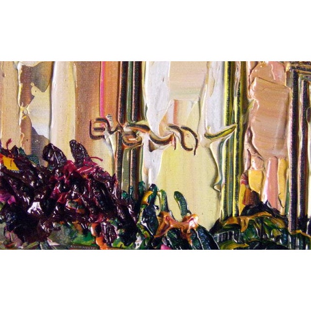 Impressionist Maya Eventov Tuscan Scene Original Acrylic Painting on Canvas Landscape Framed For Sale - Image 3 of 4