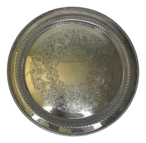 W. M. Rogers Large Silver Plate Tray