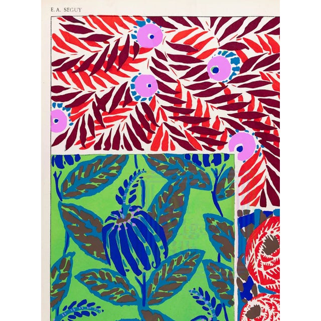 Art Deco Ea Seguy Suggestions Pour Étoffes Et Tapis, Plate 10 For Sale - Image 3 of 5