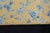 Vintage Yellow & Blue Chintz Upholstered Serpentine Tufted King Size Headboard For Sale - Image 12 of 14