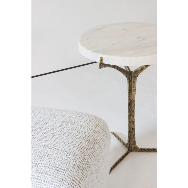 Alentejo Side Table in Estremoz Marble from Insiderland For Sale - Image 12 of 16