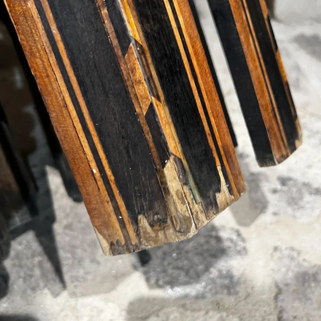 1960s Moroccan Side Table Marquetry With Abalone Inlay For Sale - Image 9 of 13