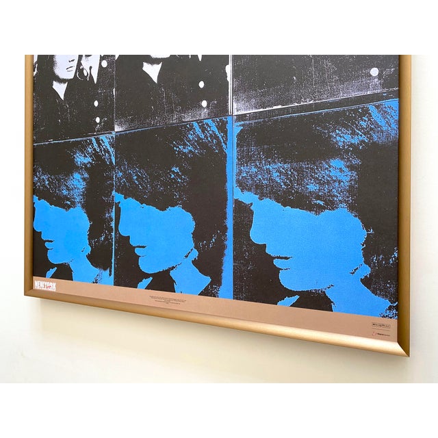Andy Warhol Pop Art Offset Lithograph Print Framed Italian