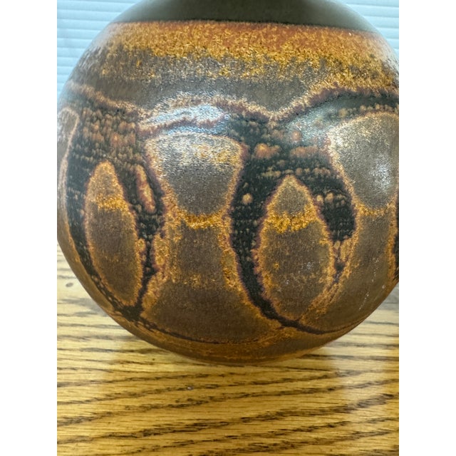 Designs West Stoneware Pottery Spherical Vases, Set of Two For Sale - Image 10 of 12