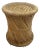 Spun Wicker / Rope Drum Stool or Ottoman For Sale