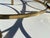 Vintage Mid Century Cocktail Labarge Style Brass and Glass Oval Coffee Table For Sale - Image 12 of 17