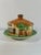 An adorable English made ceramic Beswick Cottage Ware Butter or Cheese Dish. Circa 1930s-1950s. Maker's stamp on both...