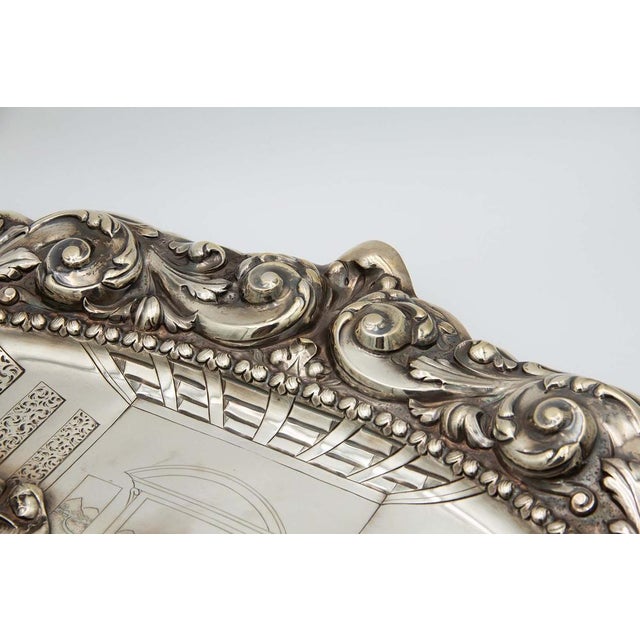 Wall Salver with High Reliefs of the Last Supper For Sale - Image 5 of 6