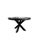 Contemporary Sculptural Solid Teak Wood Dining Table With Expressive Grain, Burnt Finish For Sale - Image 3 of 10