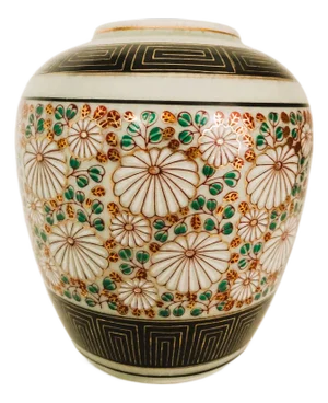 Japanese Porcelain Ginger Jar With Base