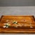 Vintage Chinese Rosewood Tea Tray With Mother of Pearl Bird & Flower Inlay For Sale - Image 9 of 9