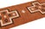 Textile Modern Navajo Style Hand-Knotted Wool Rug – Terracotta Geometrical Cross Design For Sale - Image 7 of 9