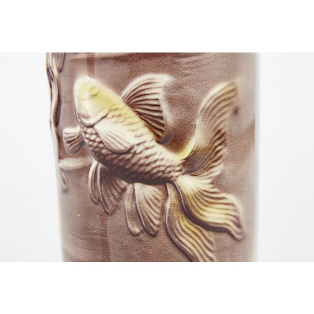 Vintage Royal Copley Koi Fish Vases a Pair Chairish