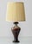 Antique Art Deco Ceramic Table Lamps by Faïenceries De Thulin, 1920s, with New Cream Pleated Silk Shades, Set of 2 For Sale - Image 9 of 18