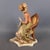 1960s Vintage Biscuit Ceramic Sculpture of Woman Sitting with Dog from Capodimonte, 1960s For Sale - Image 5 of 18