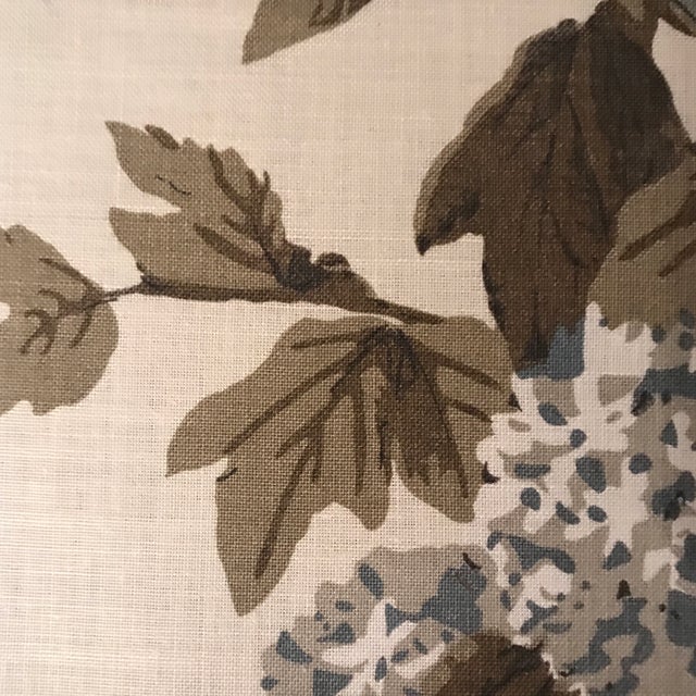 English Traditional Cowtan & Tout “Rose & Hydranga” Linen Backed Fabric