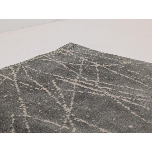 Stone Calvin Klein Maya Etched Light Mercury Rug For Sale - Image 7 of 9