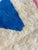 Blue Moroccan Beni Mrirt Rug in with Abstract Pattern, 2010s For Sale - Image 8 of 12