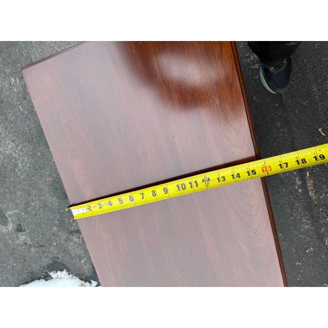 Late 20th Century Henkel Harris Cherry Single Drawer Side Cabinet/ Nightstand. For Sale - Image 15 of 17