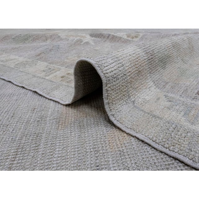 Textile Turkish Oushak Rug 12'2" x 15'6" For Sale - Image 7 of 8