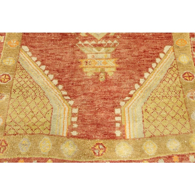Vintage Turkish Oushak Rug - 02'08 X 04'05 For Sale - Image 4 of 9
