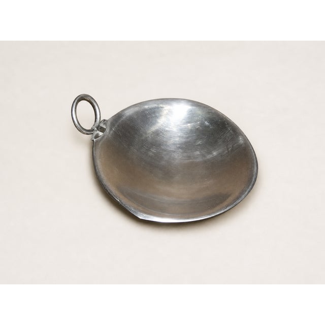 Art Deco French Stainless Steel Centerpiece Fruit Bowl, 1960s For Sale - Image 4 of 6