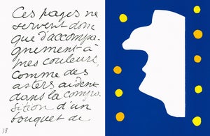 1983 MoMA Edition Matisse Jazz Lithograph "Monsieur Loyal" (Mr. Loyal)