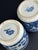 Vietnamese Late Nguyen Dynasty Hue Blue and White Porcelain Brush Pots with Fish, 19th Century, Set of 2 For Sale - Image 6 of 8