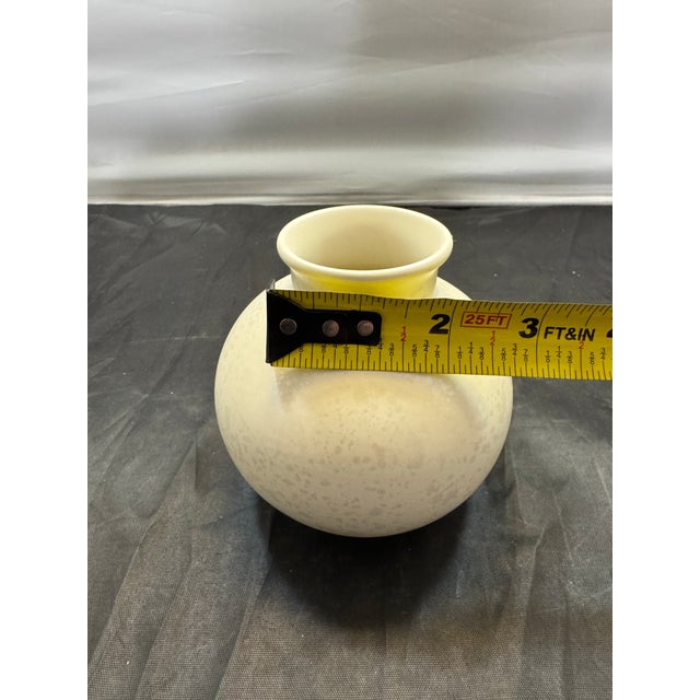 Gemstone Vintage Poole Pottery Calypso Lustre Pearl Posy Vase 1980s Iridescent White MCM For Sale - Image 7 of 8