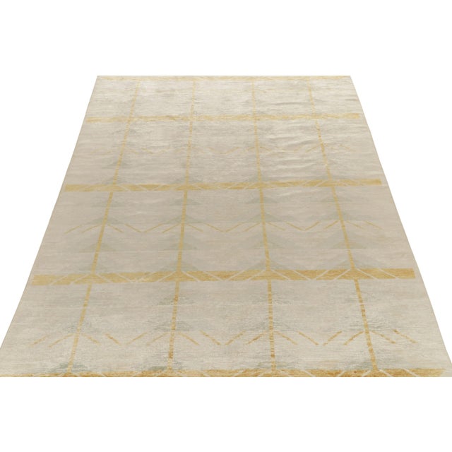 Hand-knotted in silk, from Rug & Kilim’s acclaimed Scandinavian rug collection reimagining the celebrated mid-century...