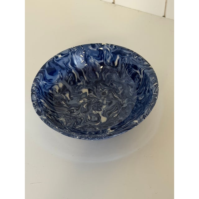 Bring a touch of French-inspired charm to your home with this petite marbled bowl by Christine Jouval. Finished in...