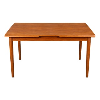 Teak Extendable Dining Table, Denmark, 1960s For Sale