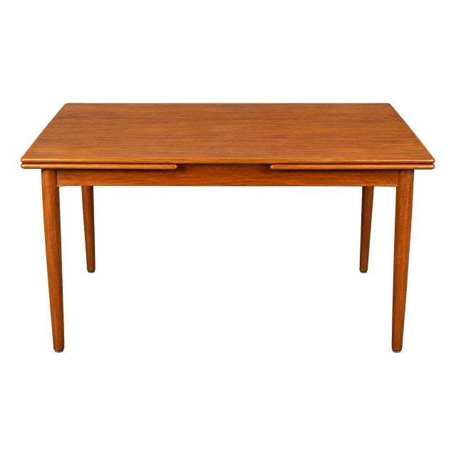 Teak Extendable Dining Table, Denmark, 1960s For Sale