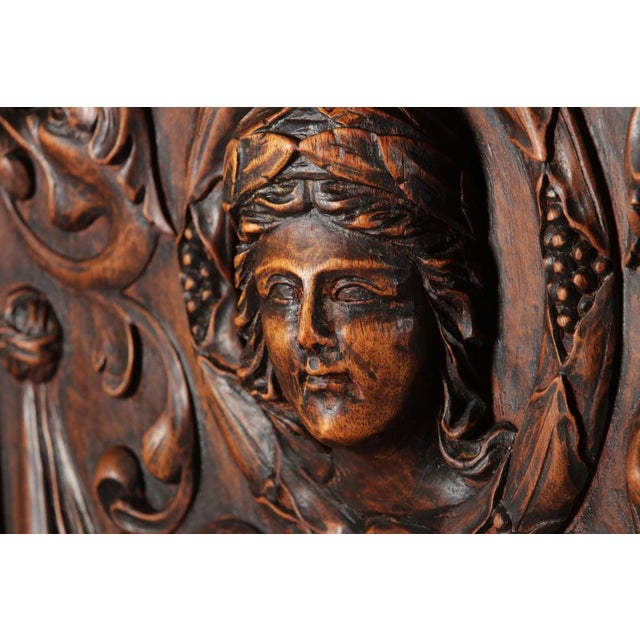 Antique Historicism Cabinet with Lions, 1900s For Sale - Image 10 of 18