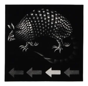 Mario Avati, Armadillo, Mezzotint