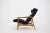 1960s Czechoslovakian Oak Reclining Wing Chair, 1960s For Sale - Image 5 of 15