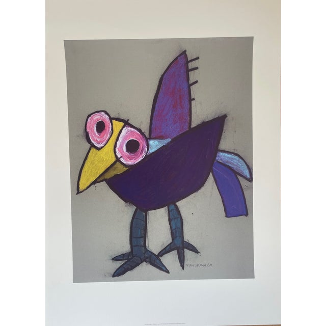 Art print The Bird (2011) by Petrus De Man, known for his contemporary abstract style and expressive visual compositions....