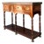 Vintage Double Sided Campaign Console Table For Sale
