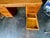 1950s Leopold Executive Desk With Drop-Front Keyboard/Typewriter Drawer- Mid-Century Modern Walnut Desk For Sale - Image 14 of 17