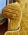 Gold Clayton Marcus Vintage Club Chair in Golden Striped Velvet For Sale - Image 8 of 15