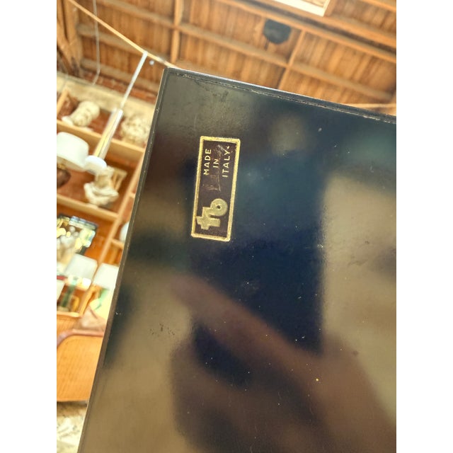 Modern Tommaso Barbi Black Picture Frame With Mother-of-Pearl Accents For Sale - Image 3 of 8