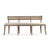 The Carvell Cane Back Bench from Zentique extends the klismos-inspired collection to a graceful dining bench. The long...