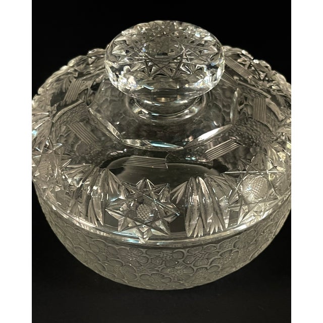 19th Century French Hand-Cut Crystal Centerpiece attributed to Baccarat For Sale - Image 9 of 17
