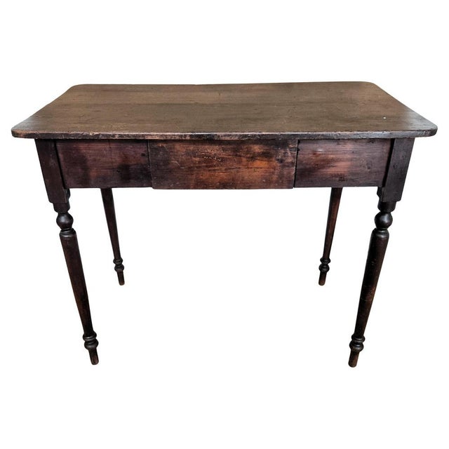 Antique Italian Walnut Desk, 1890s For Sale - Image 11 of 11
