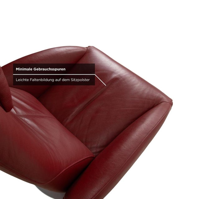 Animal Skin Mate Armchair in Leather from FSM For Sale - Image 7 of 13