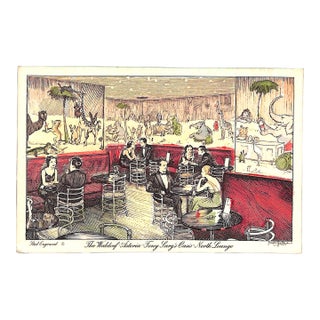The Waldorf-Astoria Tony Sarg's Oasis-North Lounge Postcard For Sale