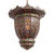A striking example of traditional Moroccan metalwork, this vintage pendant light is crafted from hand-cut brass and...